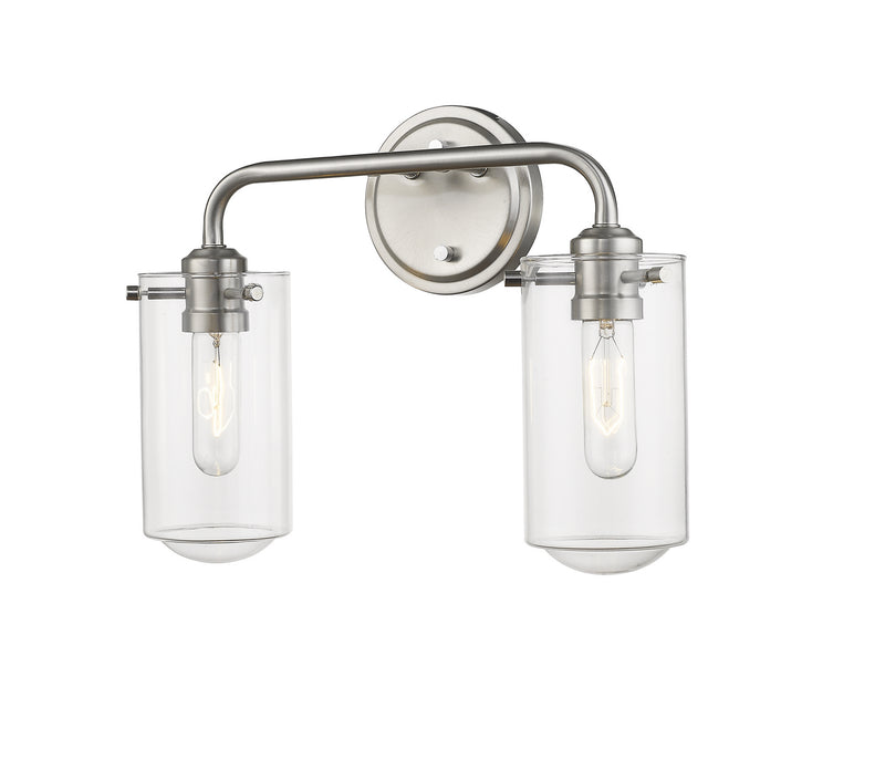 Z-Lite 471-2V-BN Two Light Vanity, Brushed Nickel