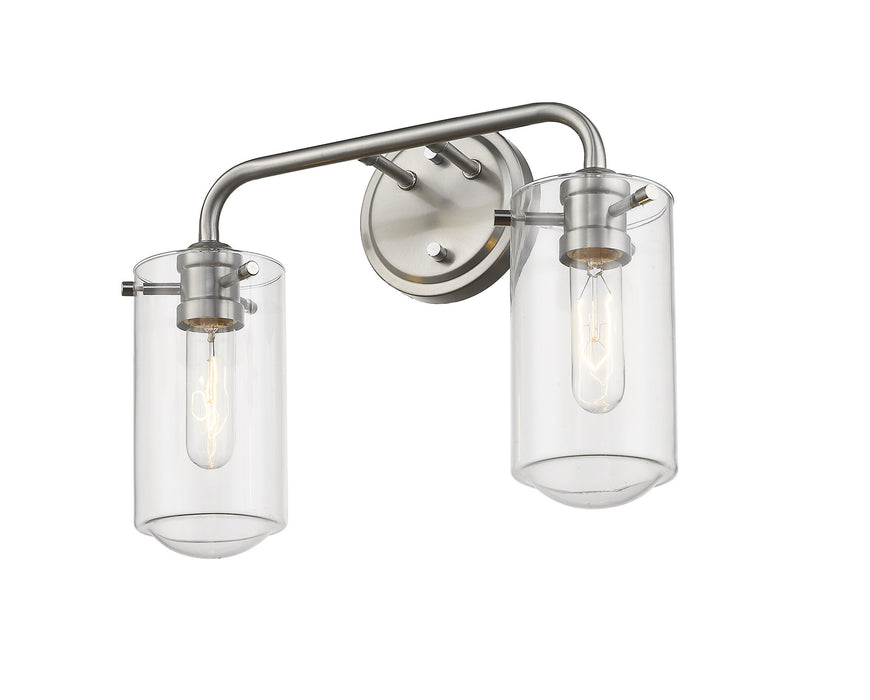 Z-Lite 471-2V-BN Two Light Vanity, Brushed Nickel