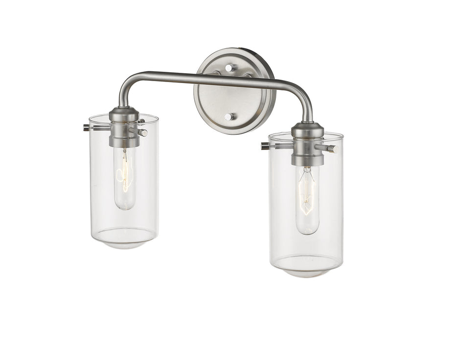 Z-Lite 471-2V-BN Two Light Vanity, Brushed Nickel