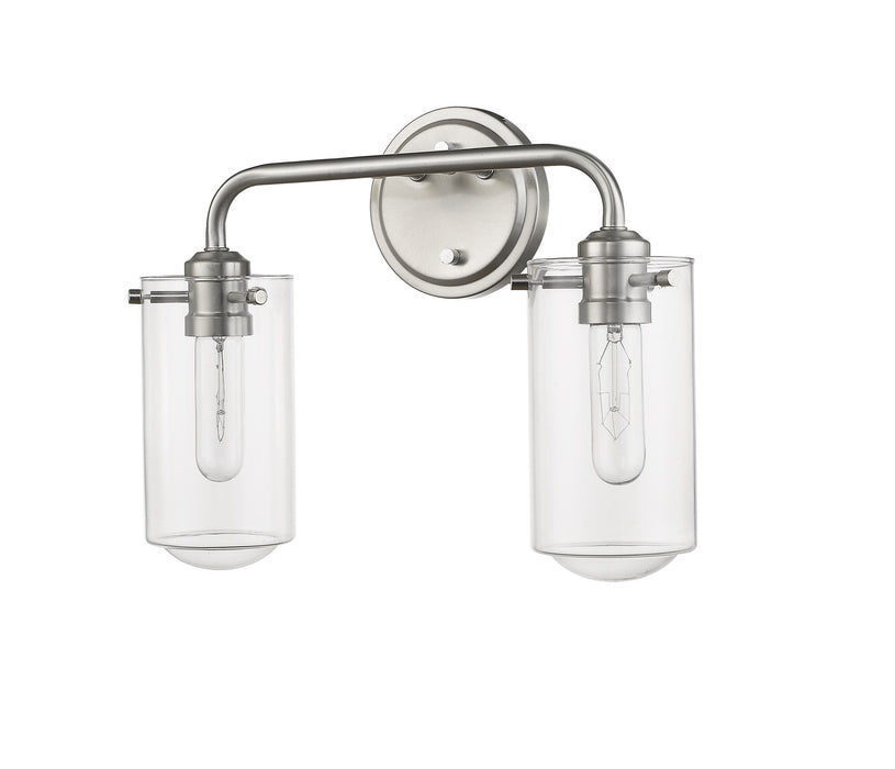 Z-Lite 471-2V-BN Two Light Vanity, Brushed Nickel