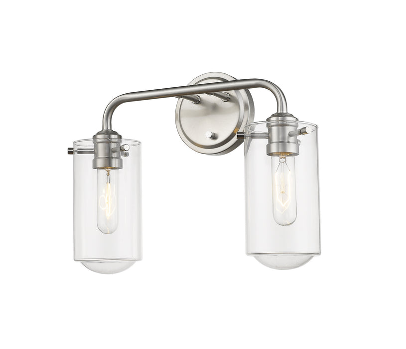 Z-Lite 471-2V-BN Two Light Vanity, Brushed Nickel