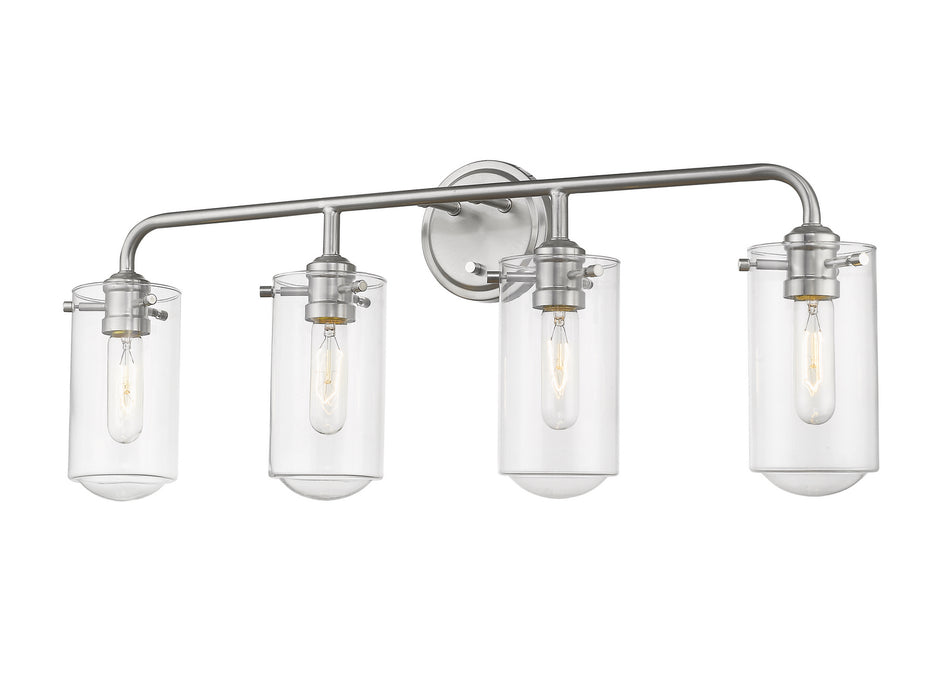 Z-Lite 471-4V-BN Four Light Vanity, Brushed Nickel