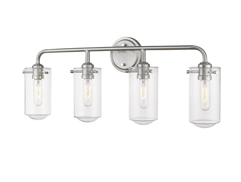 Z-Lite 471-4V-BN Four Light Vanity, Brushed Nickel