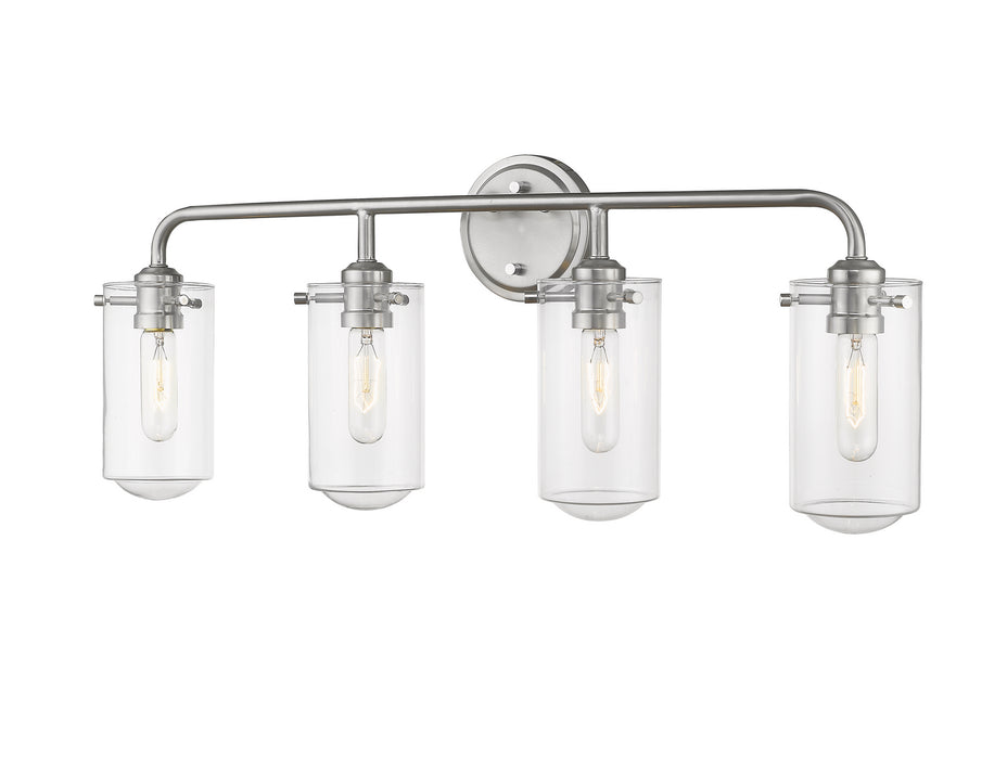 Z-Lite 471-4V-BN Four Light Vanity, Brushed Nickel