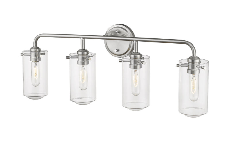 Z-Lite 471-4V-BN Four Light Vanity, Brushed Nickel