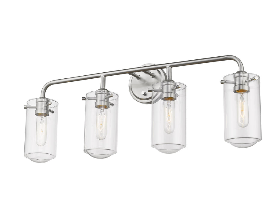 Z-Lite 471-4V-BN Four Light Vanity, Brushed Nickel