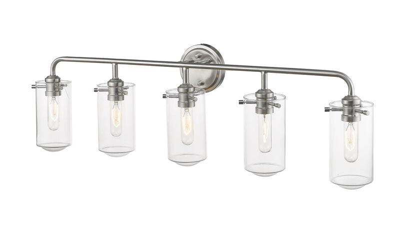 Z-Lite 471-5V-BN Five Light Vanity, Brushed Nickel