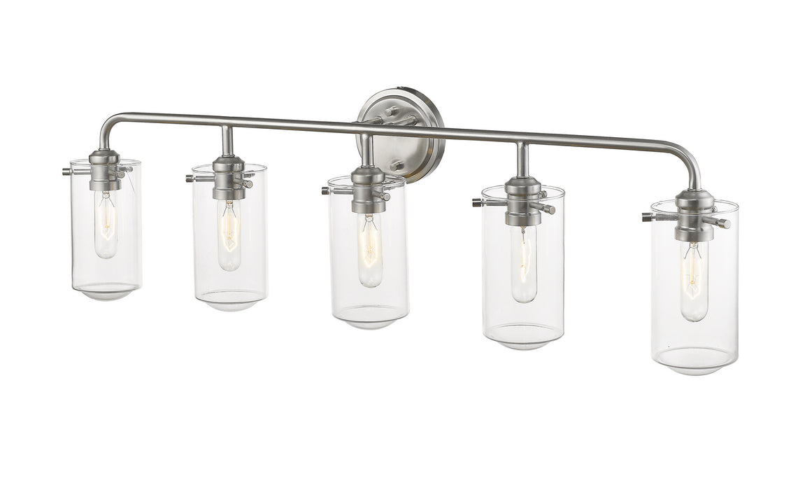 Z-Lite 471-5V-BN Five Light Vanity, Brushed Nickel