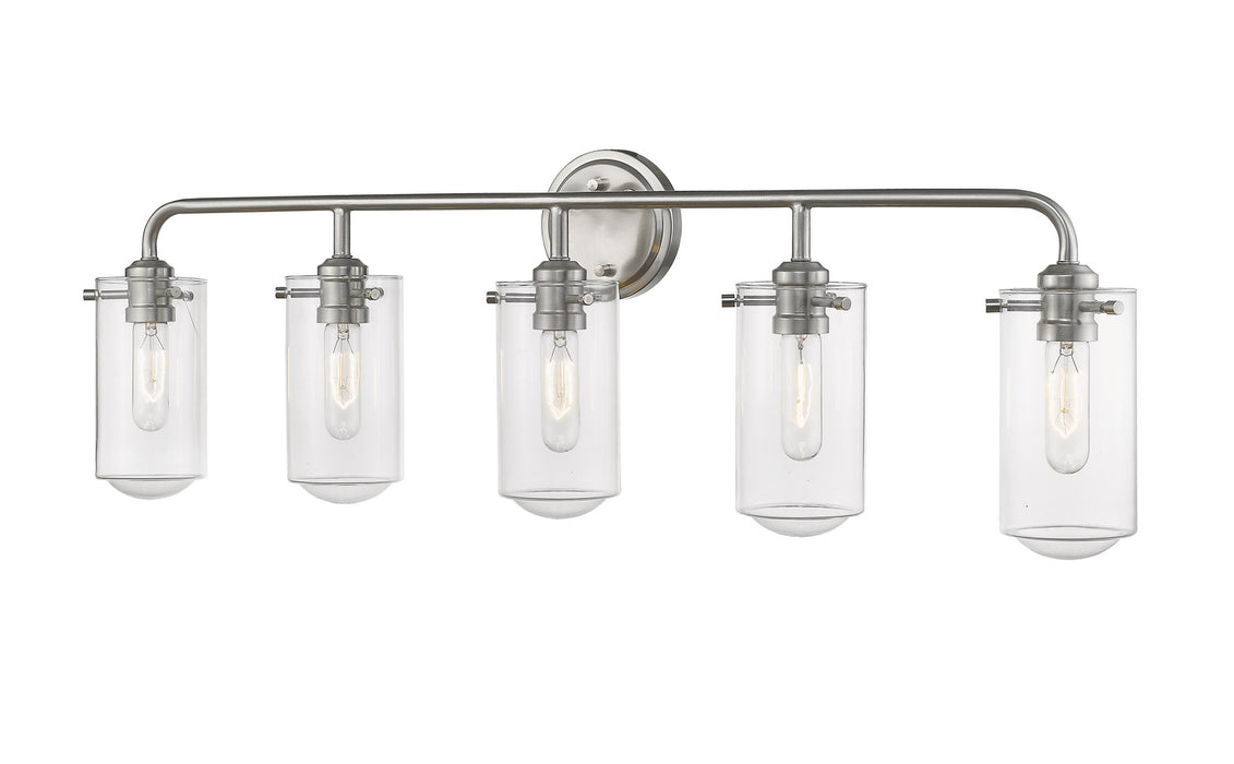 Z-Lite 471-5V-BN Five Light Vanity, Brushed Nickel