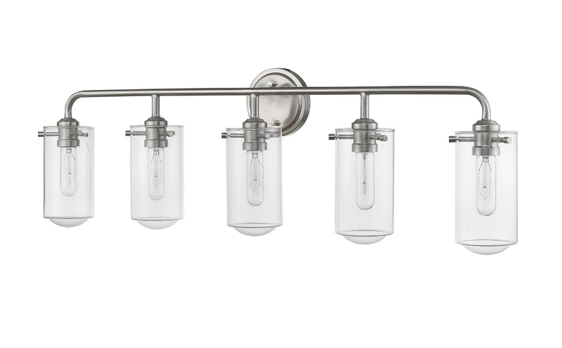 Z-Lite 471-5V-BN Five Light Vanity, Brushed Nickel