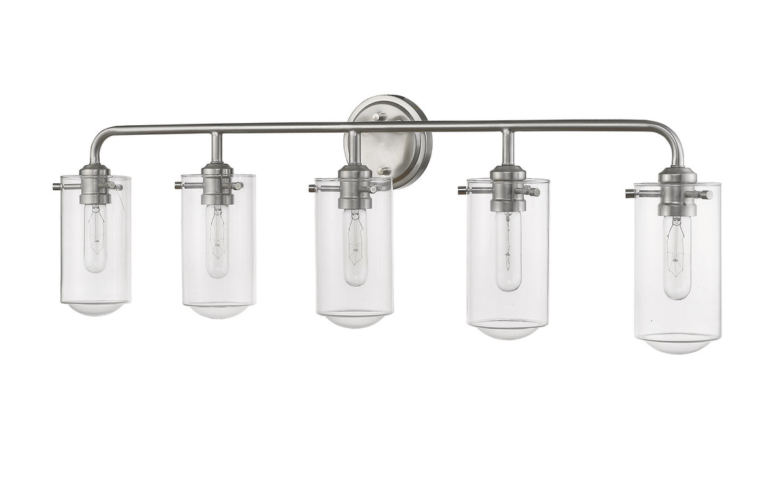 Z-Lite 471-5V-BN Five Light Vanity, Brushed Nickel