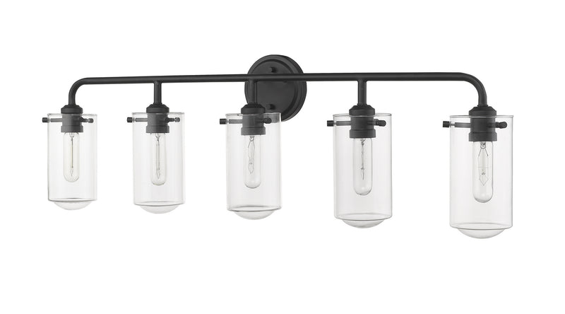 Z-Lite 471-5V-MB Five Light Vanity, Matte Black