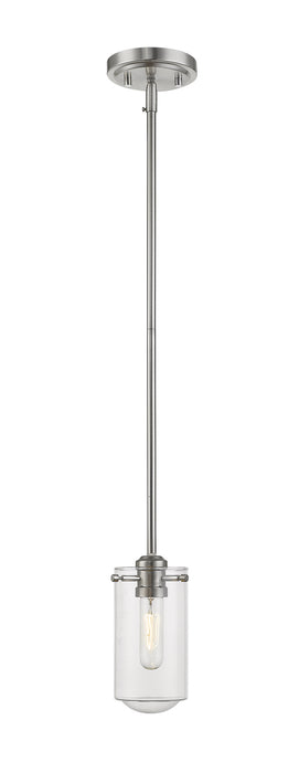 Z-Lite 471MP-BN One Light Pendant, Brushed Nickel