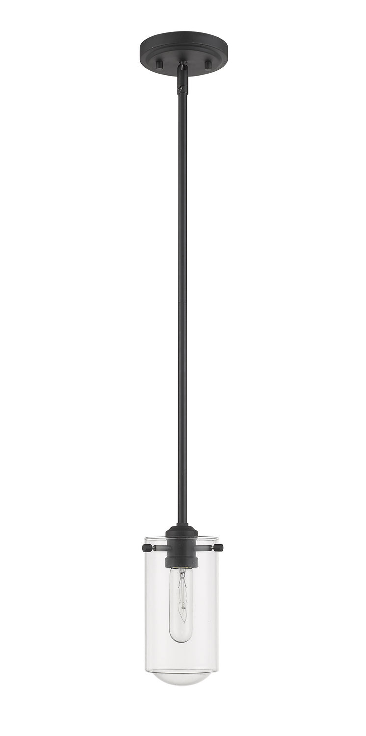 Z-Lite 471MP-MB One Light Pendant, Matte Black