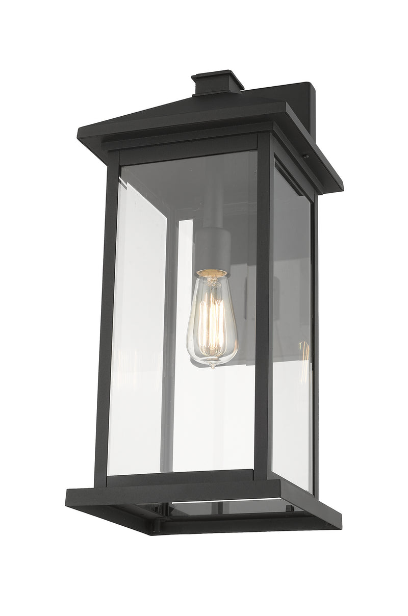 Z-Lite 531BXL-BK One Light Outdoor Wall Light, Black