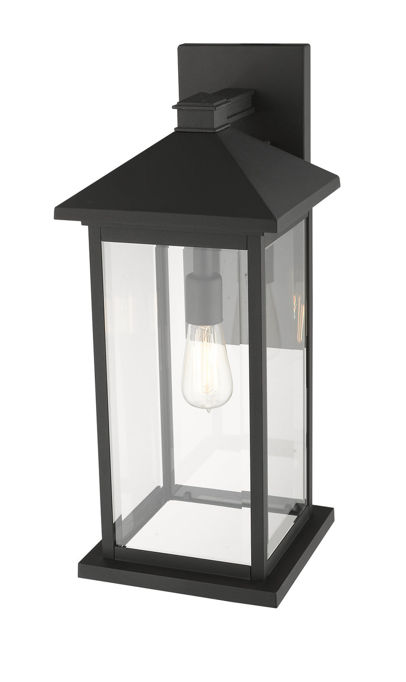 Z-Lite 531BXL-BK One Light Outdoor Wall Light, Black