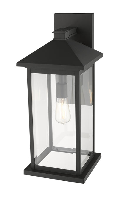 Z-Lite 531BXL-BK One Light Outdoor Wall Light, Black
