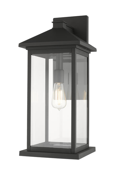 Z-Lite 531BXL-BK One Light Outdoor Wall Light, Black