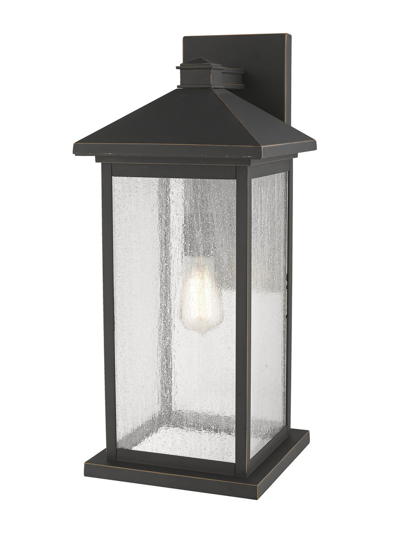 Z-Lite 531BXL-ORB One Light Outdoor Wall Light, Oil Rubbed Bronze