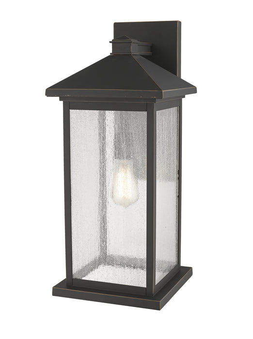 Z-Lite 531BXL-ORB One Light Outdoor Wall Light, Oil Rubbed Bronze
