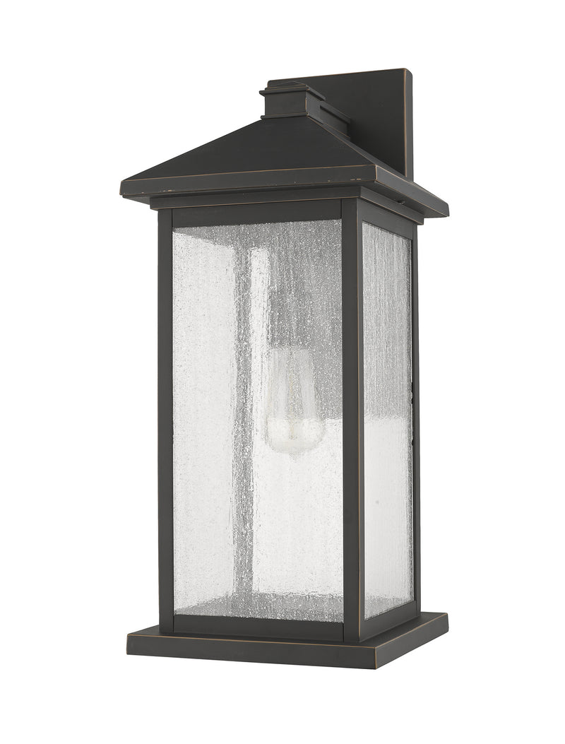 Z-Lite 531BXL-ORB One Light Outdoor Wall Light, Oil Rubbed Bronze