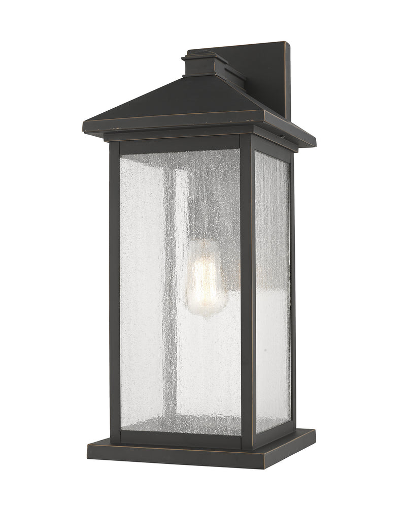 Z-Lite 531BXL-ORB One Light Outdoor Wall Light, Oil Rubbed Bronze