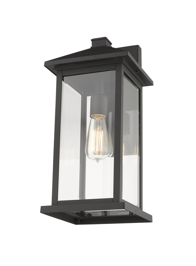 Z-Lite 531MXL-BK One Light Outdoor Wall Light, Black