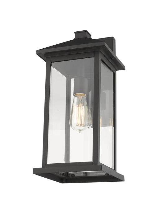 Z-Lite 531MXL-BK One Light Outdoor Wall Light, Black