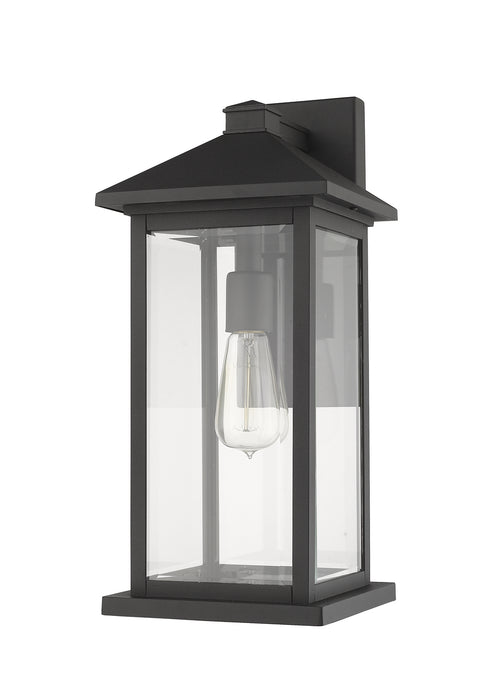 Z-Lite 531MXL-BK One Light Outdoor Wall Light, Black
