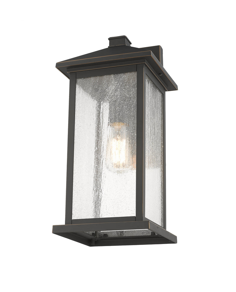 Z-Lite 531MXL-ORB One Light Outdoor Wall Light, Oil Rubbed Bronze