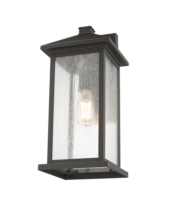 Z-Lite 531MXL-ORB One Light Outdoor Wall Light, Oil Rubbed Bronze