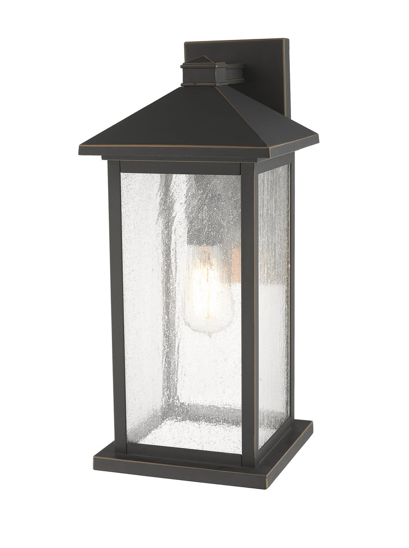 Z-Lite 531MXL-ORB One Light Outdoor Wall Light, Oil Rubbed Bronze