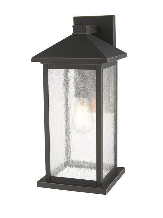 Z-Lite 531MXL-ORB One Light Outdoor Wall Light, Oil Rubbed Bronze