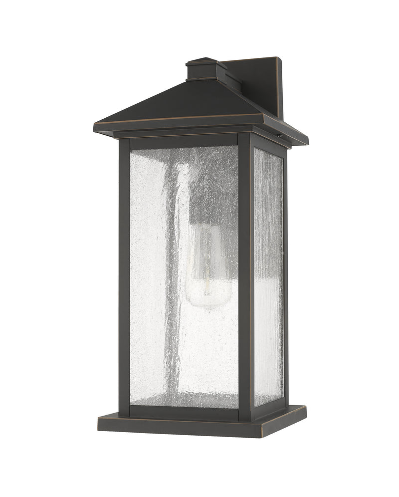 Z-Lite 531MXL-ORB One Light Outdoor Wall Light, Oil Rubbed Bronze
