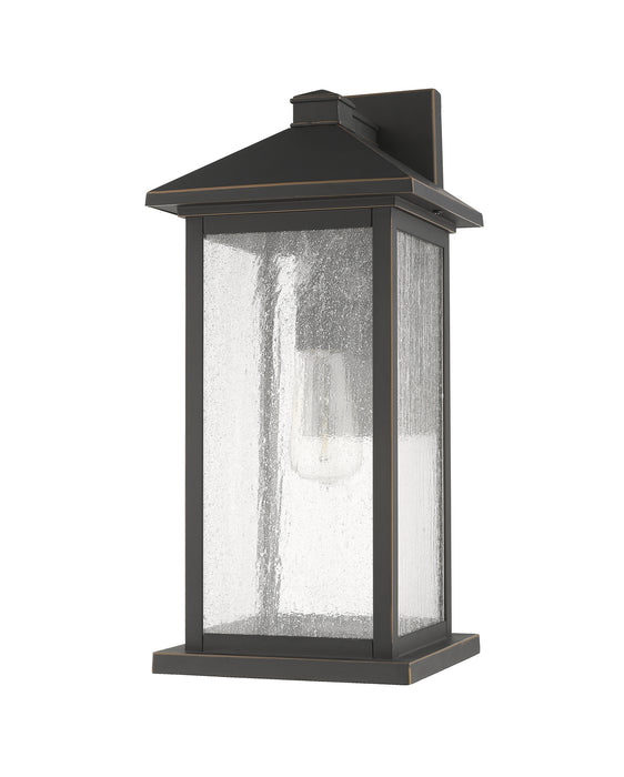 Z-Lite 531MXL-ORB One Light Outdoor Wall Light, Oil Rubbed Bronze