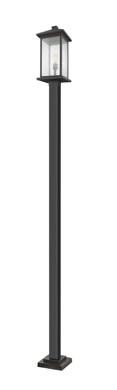 Z-Lite 531PHBXLS-536P-ORB One Light Outdoor Post Mounted Fixture, Oil Rubbed Bronze
