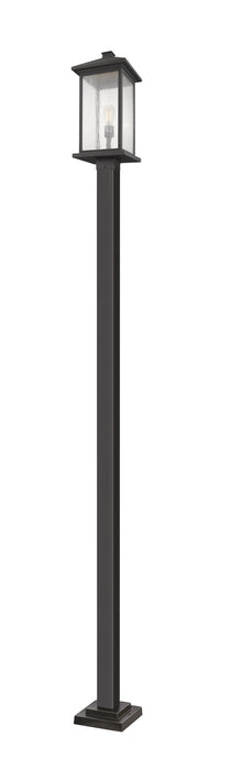 Z-Lite 531PHBXLS-536P-ORB One Light Outdoor Post Mounted Fixture, Oil Rubbed Bronze