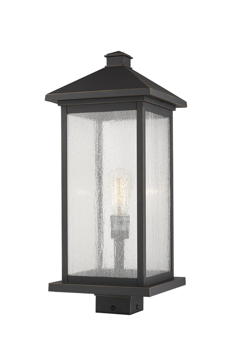Z-Lite 531PHBXLS-ORB One Light Outdoor Post Mount Fixture, Oil Rubbed Bronze