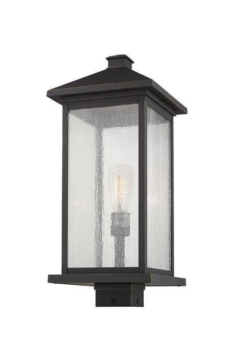 Z-Lite 531PHBXLS-ORB One Light Outdoor Post Mount Fixture, Oil Rubbed Bronze