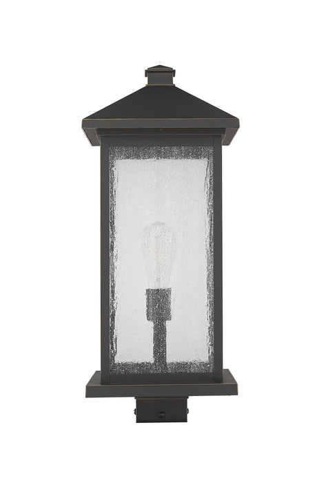 Z-Lite 531PHBXLS-ORB One Light Outdoor Post Mount Fixture, Oil Rubbed Bronze