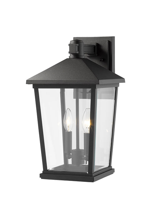 Z-Lite 568B-BK Two Light Outdoor Wall Sconce, Black