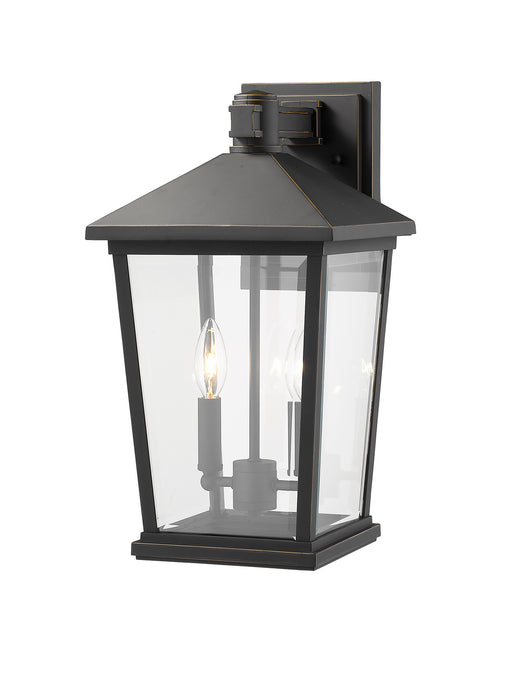 Z-Lite 568B-ORB Two Light Outdoor Wall Sconce, Oil Rubbed Bronze