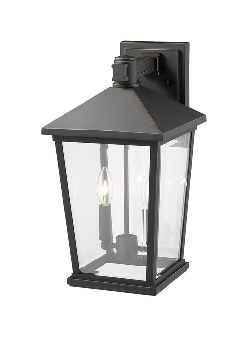 Z-Lite 568B-ORB Two Light Outdoor Wall Sconce, Oil Rubbed Bronze