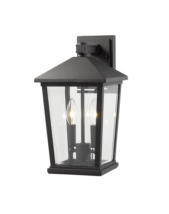 Z-Lite 568M-BK Two Light Outdoor Wall Sconce, Black