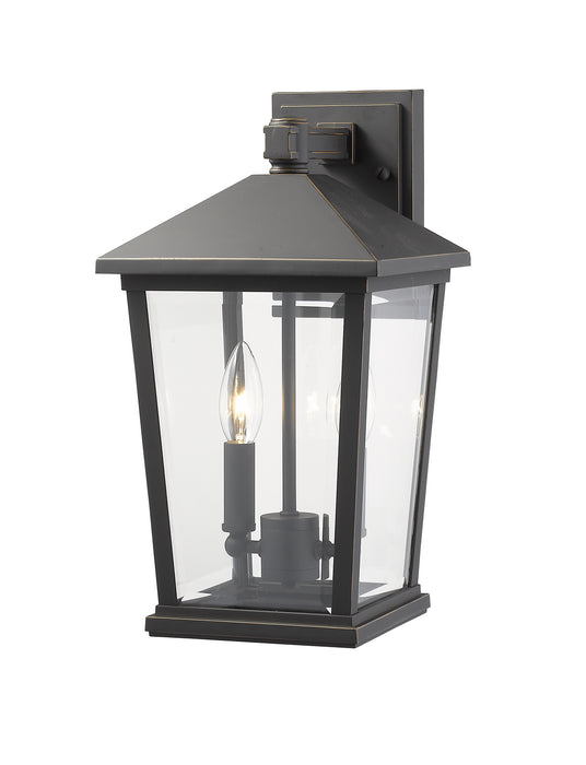 Z-Lite 568M-ORB Two Light Outdoor Wall Sconce, Oil Rubbed Bronze