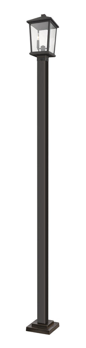 Z-Lite 568PHBS-536P-ORB Two Light Outdoor Post Mounted Fixture, Oil Rubbed Bronze