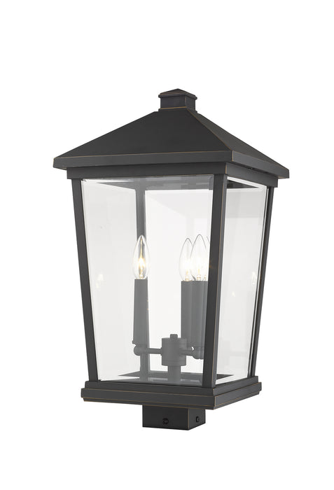 Z-Lite 568PHXLS-ORB Three Light Outdoor Post Mount Fixture, Oil Rubbed Bronze