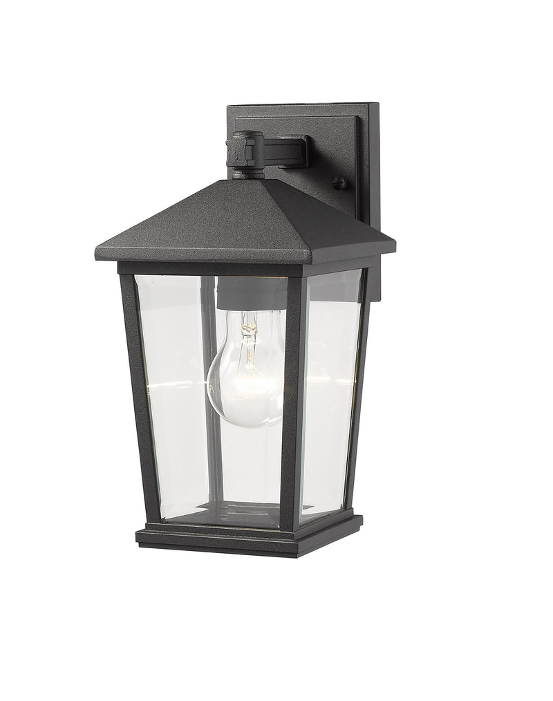 Z-Lite 568S-BK One Light Outdoor Wall Light, Black
