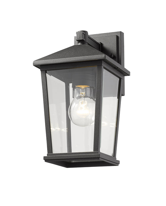 Z-Lite 568S-BK One Light Outdoor Wall Light, Black