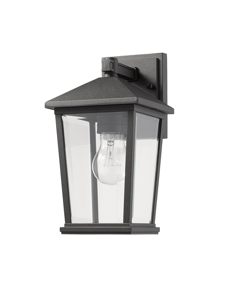 Z-Lite 568S-BK One Light Outdoor Wall Light, Black